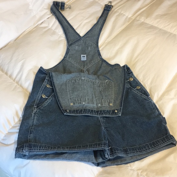 Denim overalls. Worn once. - Picture 3 of 5